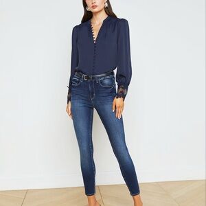 L'AGENCE Midnight Blue Skinny Jeans